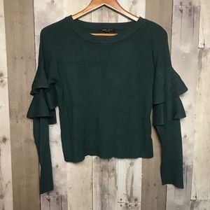 Romeo + Juliet couture frill sleeve sweate…